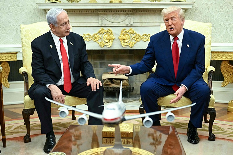 Netanyahu ve Trump, AFP