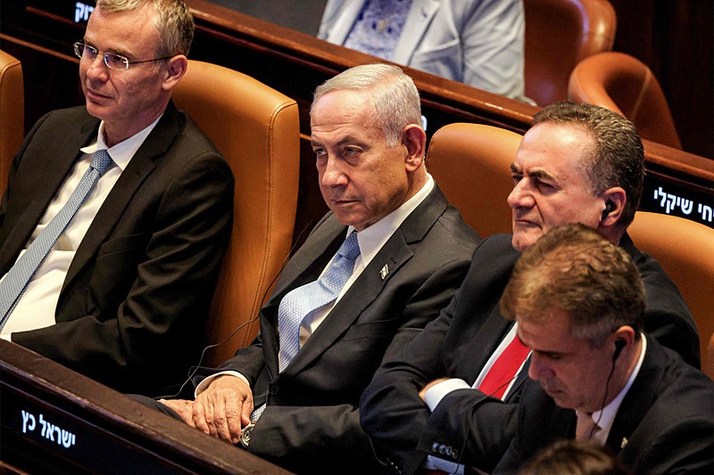 Yariv Levin, Netanyahu ve Katz