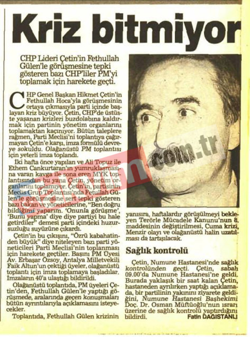 22 Haziran 1995 / Sabah