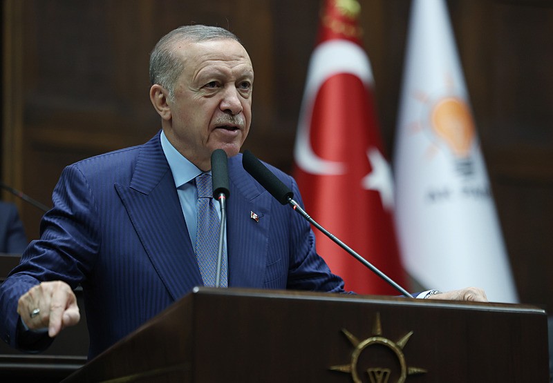 Başkan Recep Tayyip Erdoğan, partisinin TBMM Grup Toplantısı'na katılarak konuşma yaptı (Fotoğraf: AA)