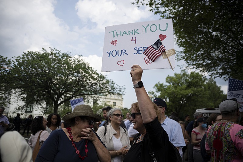 ABD Dışişleri Bakanlığı çalışanları, Washington'da toplu işten çıkarmaları protesto etti, AA
