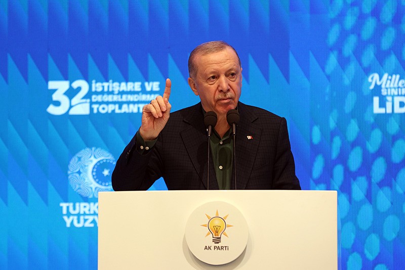 Başkan ve AK Parti Genel Başkanı Recep Tayyip Erdoğan, partisinin Kızılcahamam'da düzenlediği 32. İstişare ve Değerlendirme Toplantısı'na katılarak konuşma yaptı 