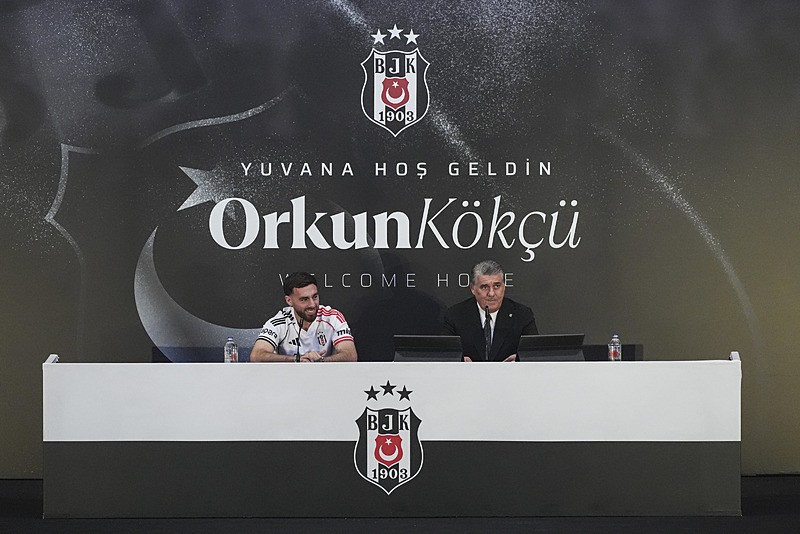 Beşiktaş, Milli futbolcu Orkun Kökçü ile sözleşme imzaladı. (AA)