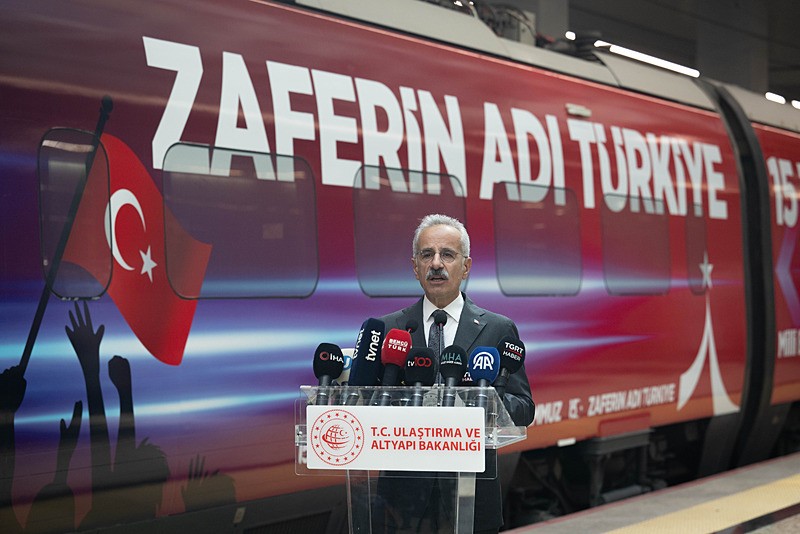 ʺ15 Temmuz Demokrasi ve Milli Birlik Treniʺ yola çıktı (AA)