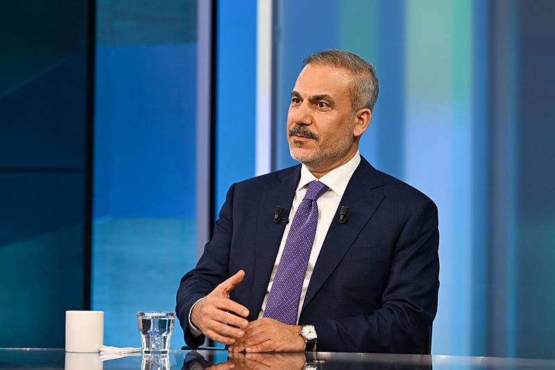 Dışişleri Bakanı Fidan, gündeme ilişkin soruları yanıtladı. (AA)