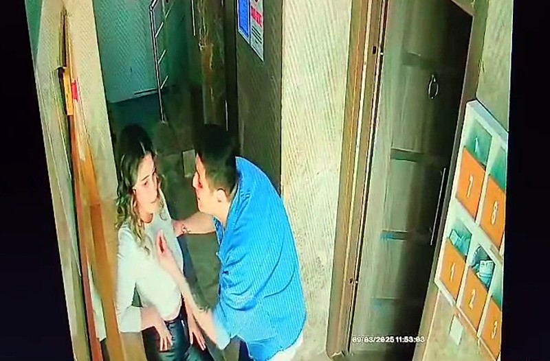 Sevcan hemşirenin eşi tarafından öldürüldüğü olaya ilişkin görüntüler ortaya çıktı. (DHA)