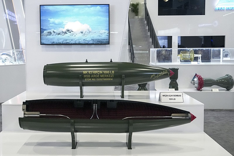 GAZAP ve HAYALET uçak bombaları ilk kez IDEF 2025'te sergilendi, AA