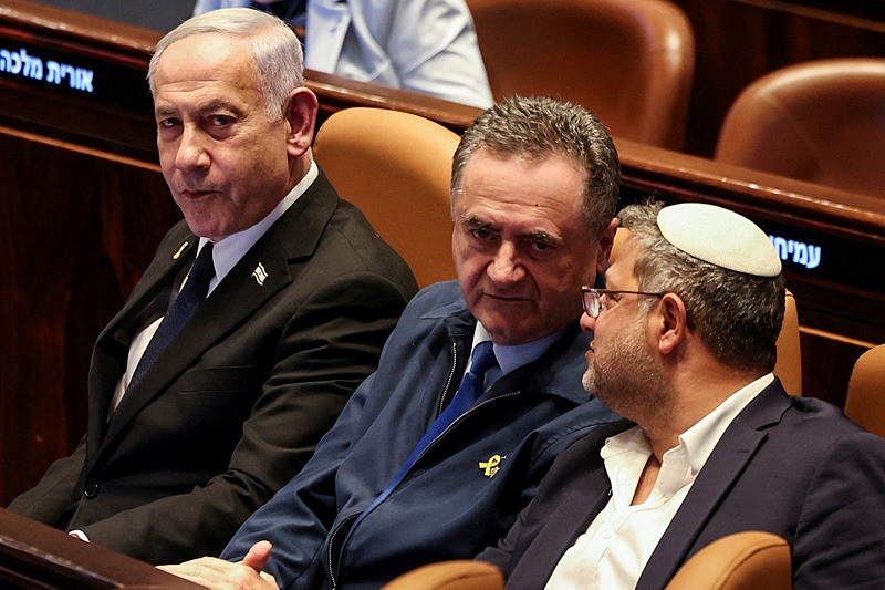 Netanyahu, Katz ve Ben Gvir, Reuters