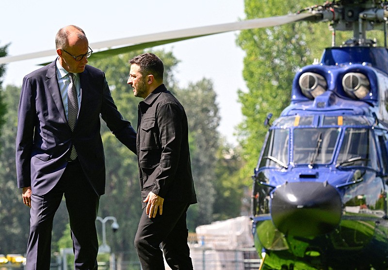 Merz ve Zelenskiy, Reuters