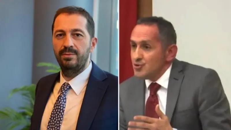 Atalay Demirbaş (solda) savcı Cengiz Çallı (sağda)