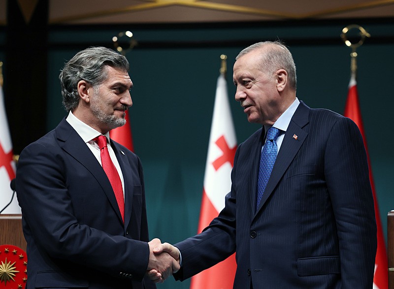 Başkan Erdoğan ve Gürcistan Cumhurbaşkanı Kavelashvili, AA
