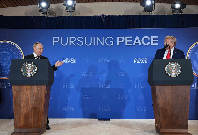 Putin ve Trump, AFP