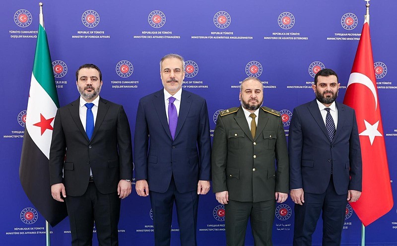 Dışişleri Bakanı Hakan Fidan ve Milli Savunma Bakanı Yaşar Güler Suriyeli mevkidaşlarıyla görüştü