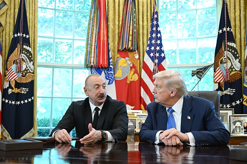 Trump ve Aliyev, AA