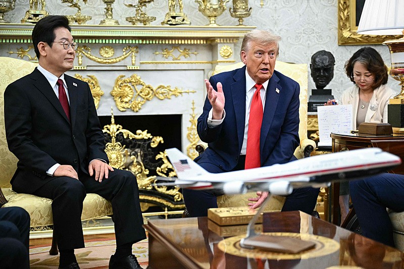 Trump ve Lee, AFP