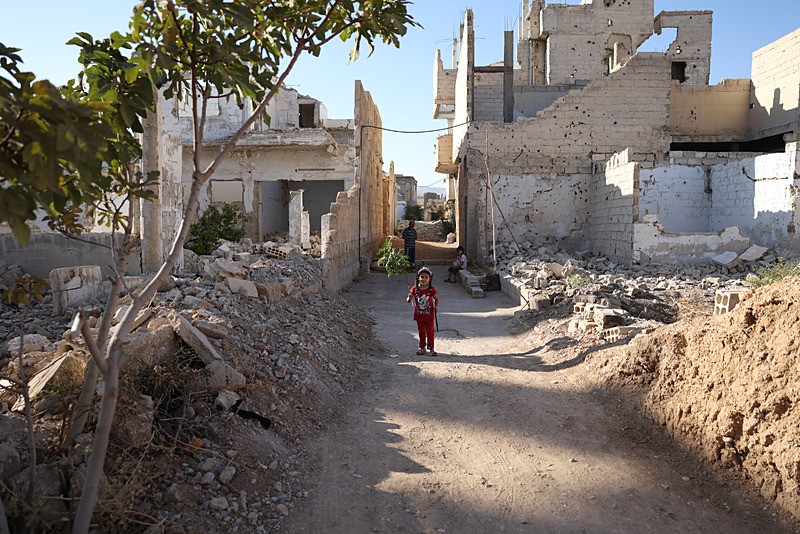 Suriye'nin başkenti Şam'ın Cobar bölgesi, AA