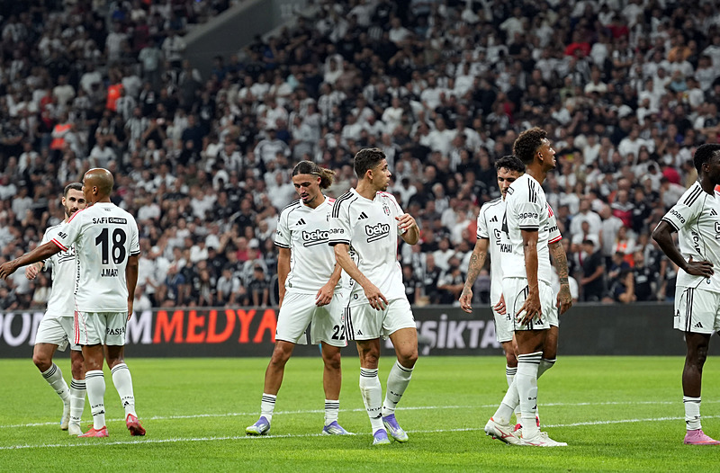 Beşiktaşlı oyuncular (İHA)