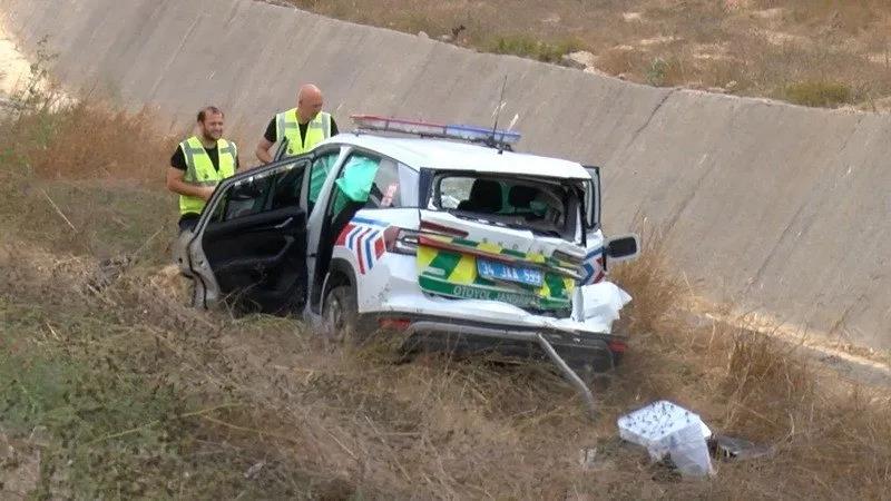TIR'ın çarptığı jandarma aracı su kanalına düşmüştü! TIR'dan uyuşturucu çıktı | "Şoförün tahlilinde madde tespit edildi"-1