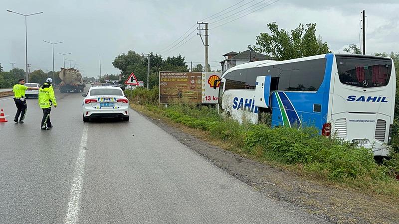 Samsun'da iki kişinin öldüğü otobüs kazasında yeni görüntüler ortaya çıktı!  ʺŞoför rahatsızlandı, ikinci kaptan yetişemediʺ (takvim foto arşiv)