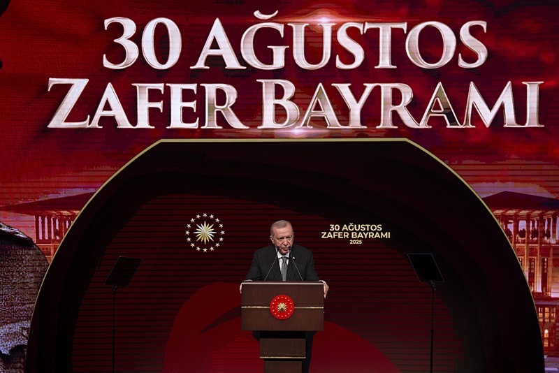 Başkan Erdoğan, 30 Ağustos Zafer Bayramı Özel Konseri programında konuştu. (AA)