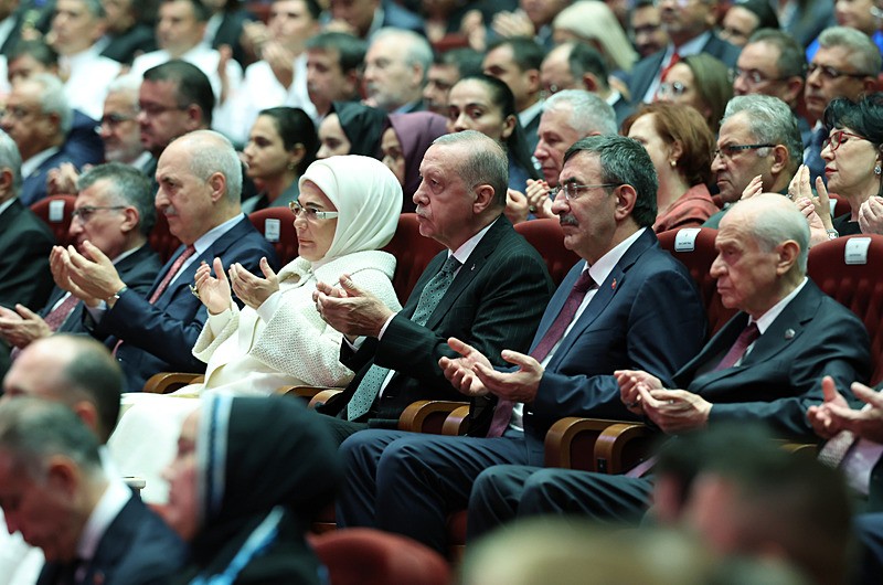 Başkan Erdoğan, 30 Ağustos Zafer Bayramı Özel Konseri programında konuştu. (AA)