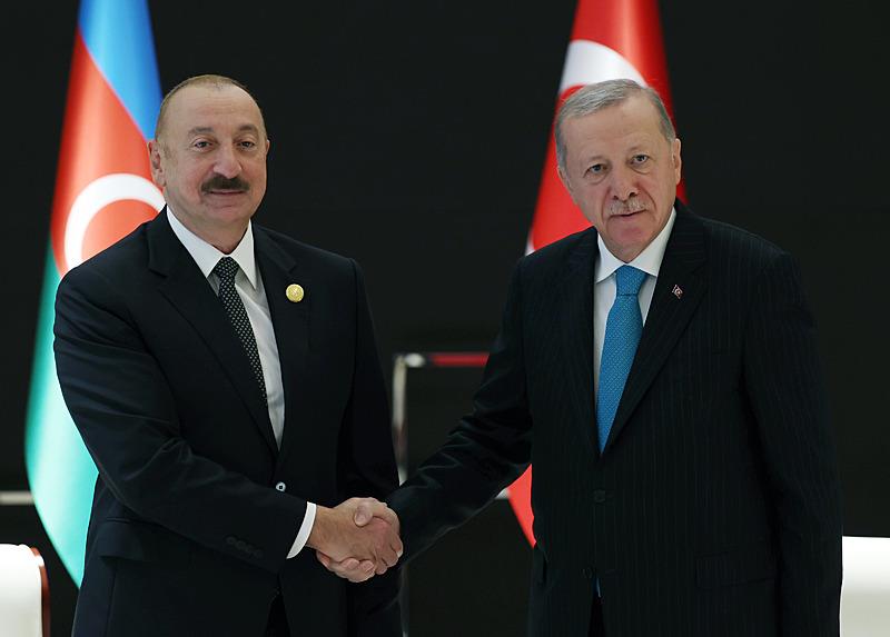 Başkan Erdoğan Azerbaycan Cumhurbaşkanı Aliyev ile görüştü (takvim foto arşiv)