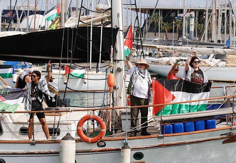 Uluslararası sivil yardım filosuna bağlı tekneler Gazze'ye doğru yola çıkmaya başladı. (Takvim foto arşiv)