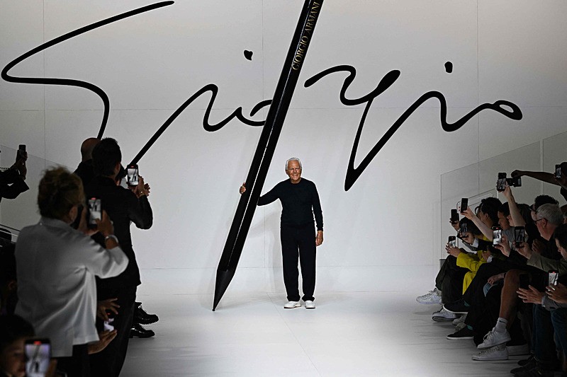 Giorgio Armani, AFP
