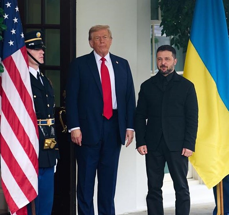 Trump ve Zelenskiy, AFP