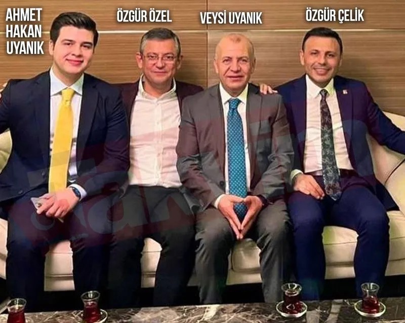 Veysi Uyanık'ın İstanbul'da Özgür Özel ve Özgür Çelik'le bir araya geldiği ortaya çıktı (Takvim.com.tr)