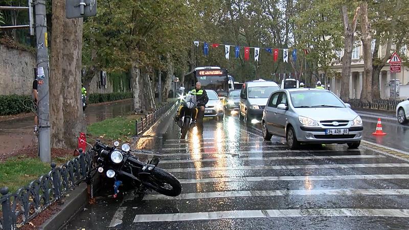 Beşiktaş ve Küçükçekmece'de İETT otobüsü kazası! Motosiklet sürücüsü yaralandı (takvim foto arşiv)