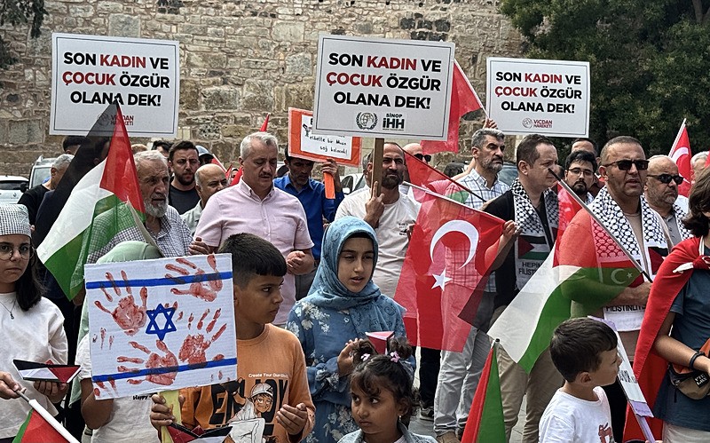 Sinop ve Tokat'tan Gazze'ye destek mesajları yağdı (AA)