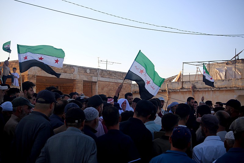 İdlib'de Dürziler, Süveyda'nın bölünmesini isteyenleri protesto etti, AA