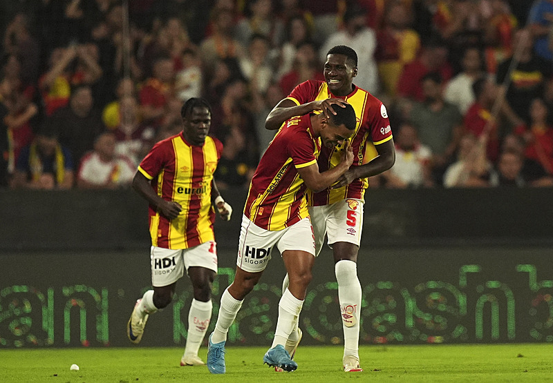 Göztepe'nin gol sevinci (AA)