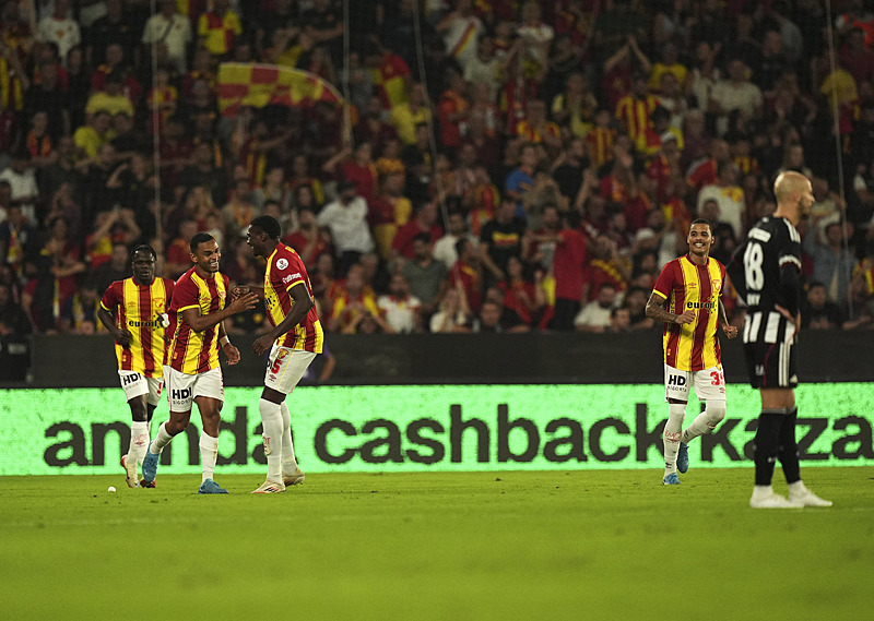 Göztepe'nin gol sevinci (AA)