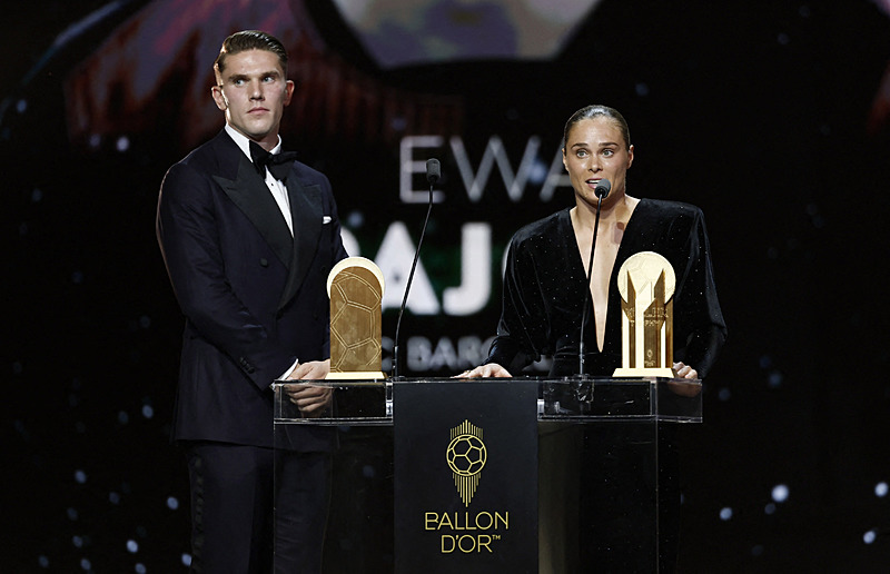 Viktor Gyökeres ve Ewa Pajor (REUTERS)