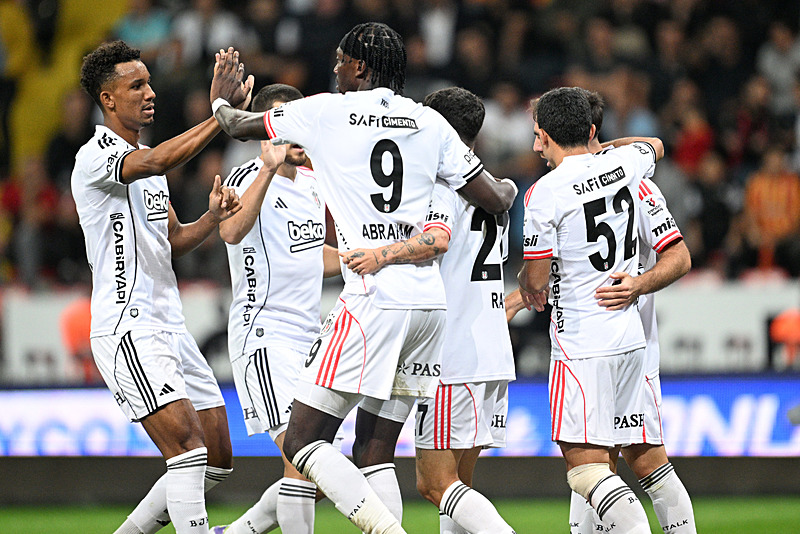 Beşiktaş'ın gol sevinci (AA)