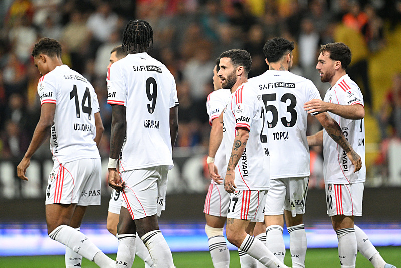 Beşiktaş'ın gol sevinci (AA)
