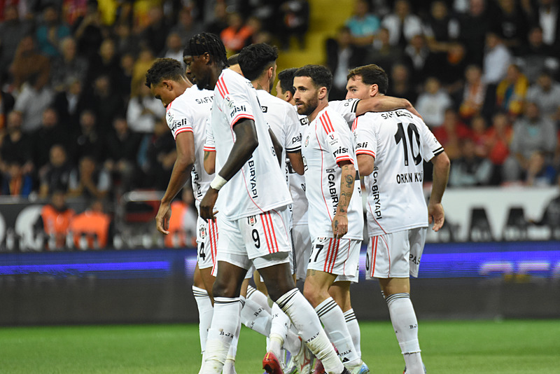 Beşiktaş'ın gol sevinci (AA)