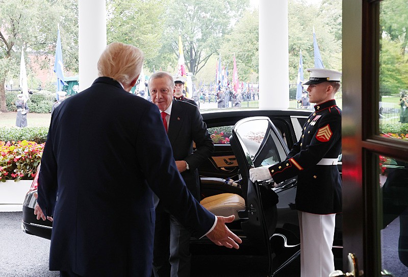 Trump ve Başkan Erdoğan, AA