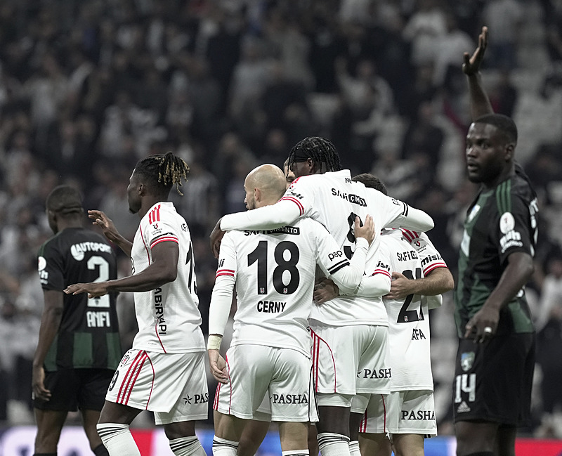 Beşiktaş'ın gol sevinci (AA)