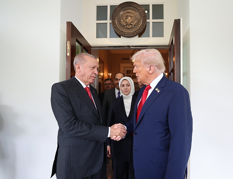 Başkan Erdoğan ve Donald Trump. (AA)