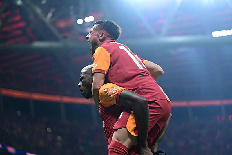 Galatasaray'ın gol sevinci (AA)