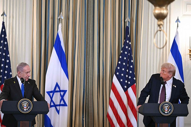 Netanyahu ve Trump, AFP