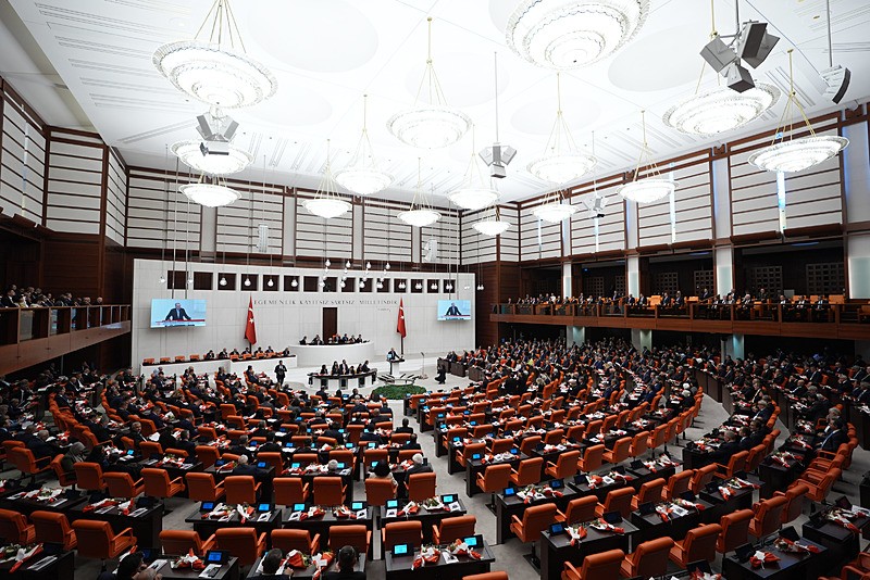 TBMM açılışında CHP sıraları boş kaldı (Fotoğraf: AA)