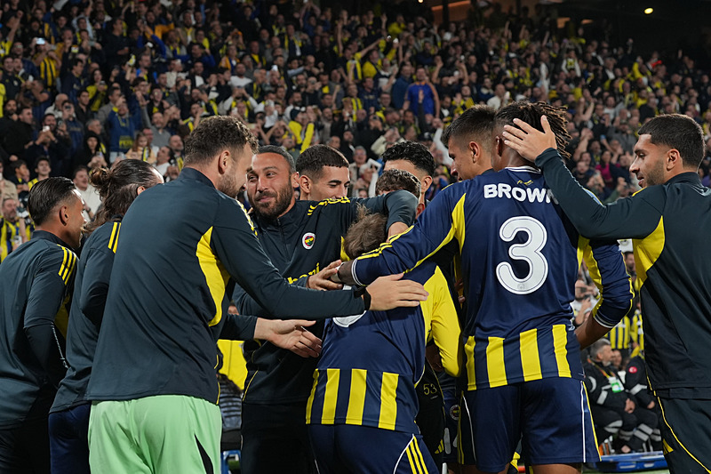 Fenerbahçe'nin gol sevinci (AA)