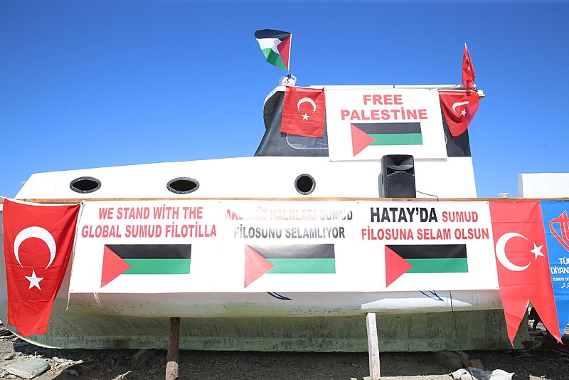 Hatay'da Sumud'u selamlama etkinliği, AA