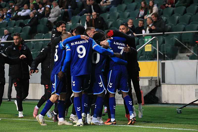 Samsunspor'un gol sevinci (AA)