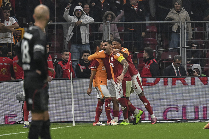 Galatasaray'ın gol sevinci (AA)