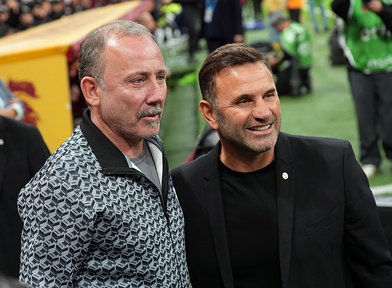 Sergen Yalçın ve Okan Buruk (İHA)